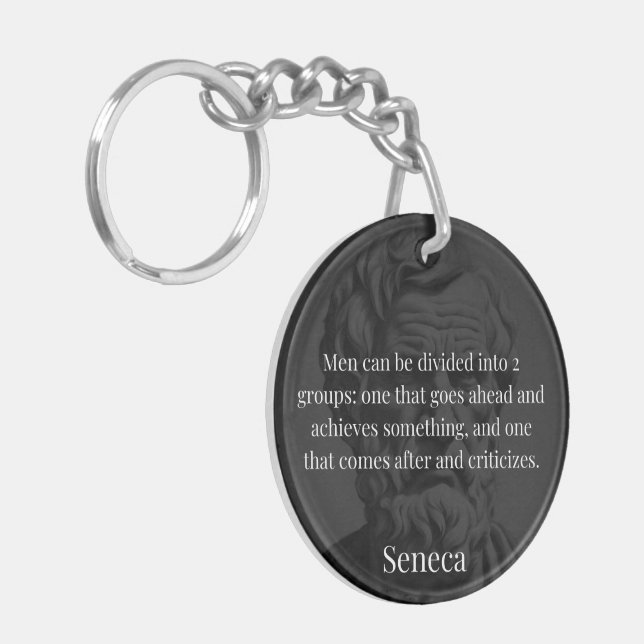 Seneca's Division: The Doers and the Critics Key Ring (Front Left)