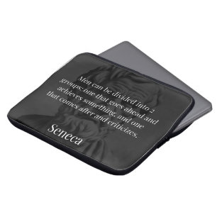 Seneca's Division: The Doers and the Critics Laptop Sleeve