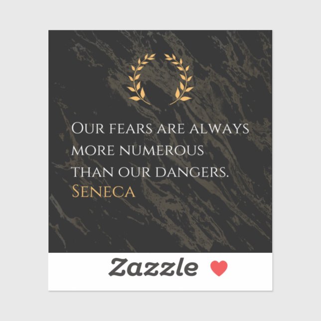 Seneca's Insight: Fears Compared to Real Dangers (Sheet)
