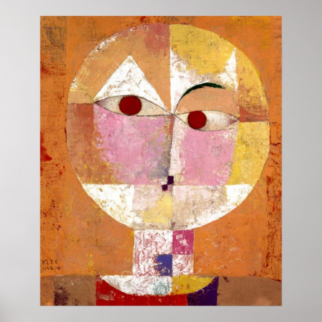 Senecio by Paul Klee Poster (Front)