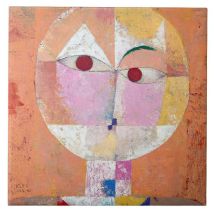 Senecio, Paul Klee Ceramic Tile