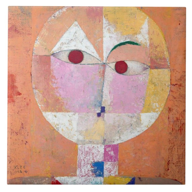 Senecio, Paul Klee Ceramic Tile (Front)