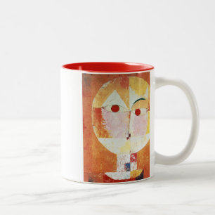 "Senecio" , Paul Klee Two-Tone Coffee Mug