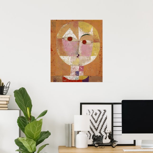 Senecio, Soon to be Aged by Paul Klee Poster (Home Office)