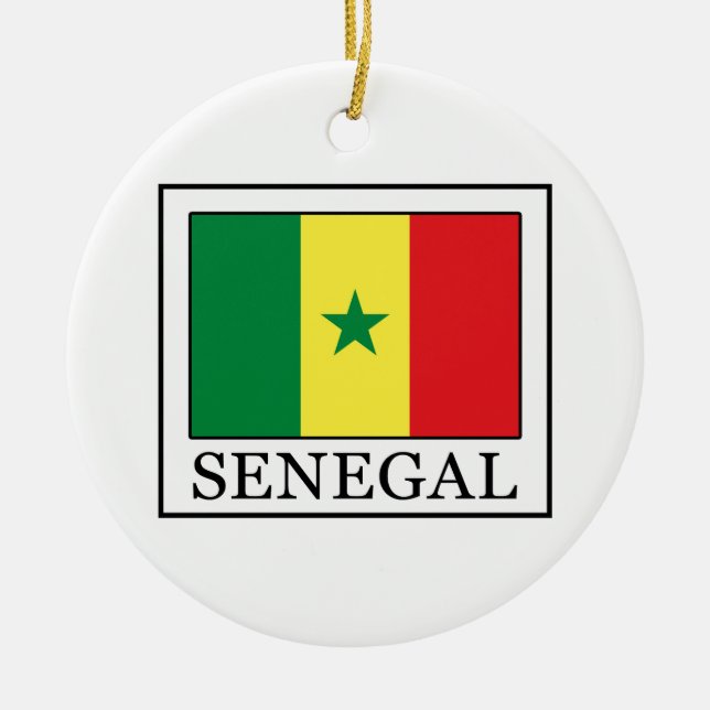 Senegal Ceramic Ornament (Front)