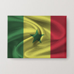 Senegal Flag Button