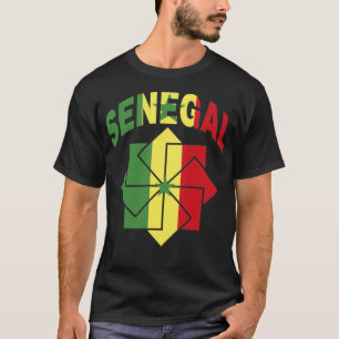 Senegal Flag Clipped Inside an Ornament T-Shirt