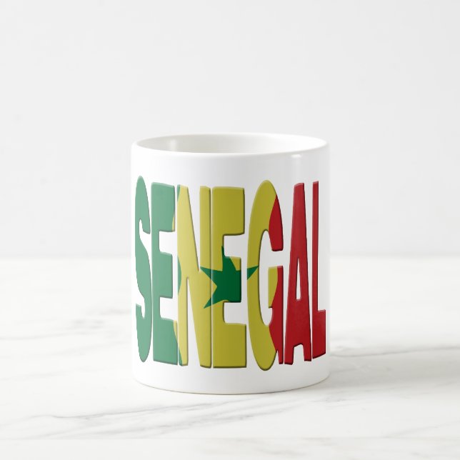 Senegal flag coffee mug (Center)