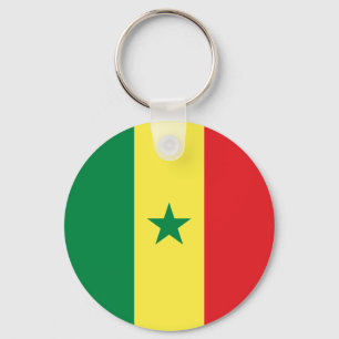 Senegal Flag Key Ring