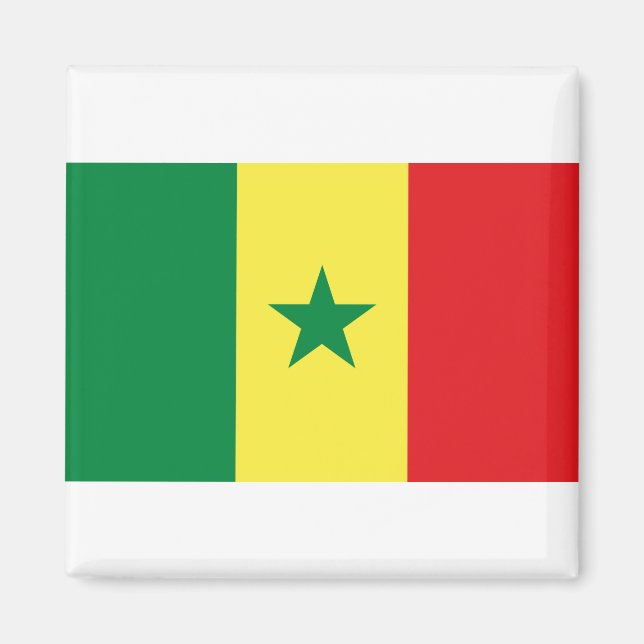 Senegal Flag Magnet (Front)