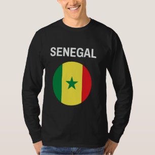 Senegal Flag Modern T-Shirt
