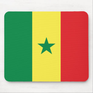 Senegal Flag Mouse Pad