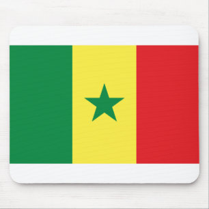 Senegal Flag Mouse Pad