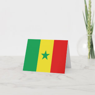 Senegal Flag Notecard