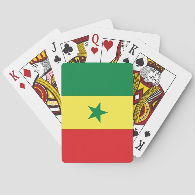Senegal Flag Playing Cards (Back)