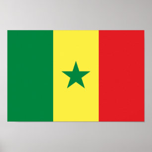 Senegal Flag Poster