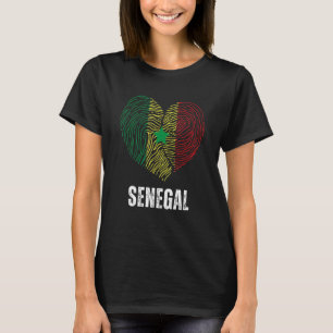 Senegal Flag Senegalese Flag Senegal DNA Senegal H T-Shirt