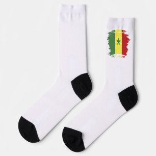 Senegal flag socks