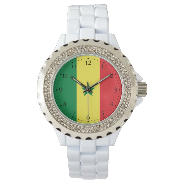 Senegal Flag Watch (Front)