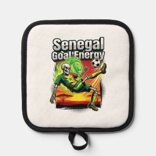 Senegal Goal Energy Skeleton Striker Nations Creat Pot Holder