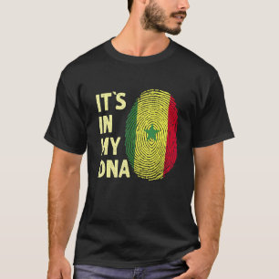 Senegal In My Dna Senegalese Flag Team Senegal T-Shirt