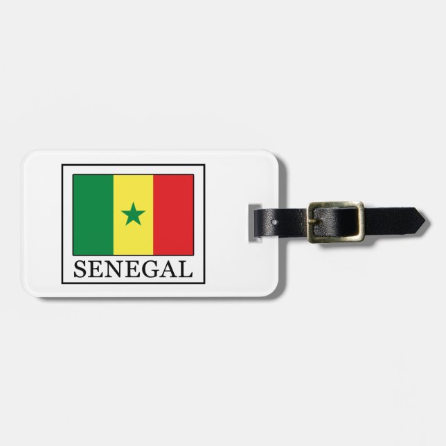 Senegal Luggage Tag (Front Horizontal)
