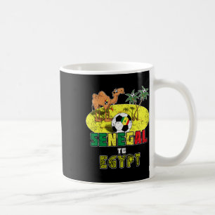 Senegal National Soccer Team To Egypt Retro  Coffee Mug