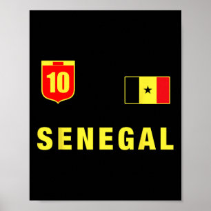 Senegal Outfit Green Senegal Apparel Design Clothi Poster