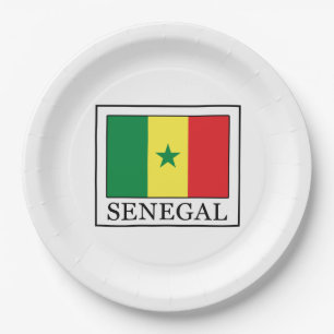 Senegal Paper Plate