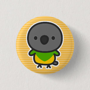 Senegal parrot 3 cm round badge