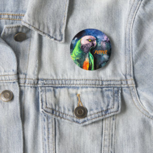 Senegal Parrot  6 Cm Round Badge