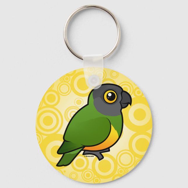 Senegal Parrot Key Ring (Front)