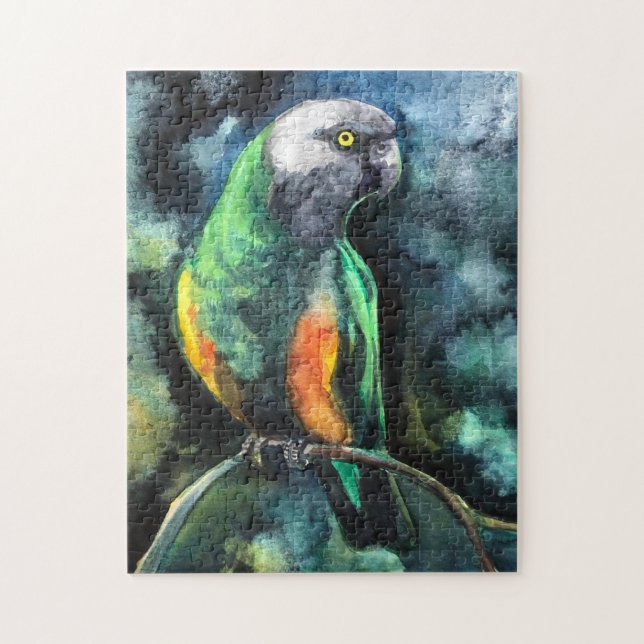 Senegal Parrot puzzle (Vertical)