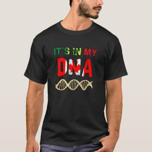 Senegal Senegalese Canada Canadian Flag Hand Mixed T-Shirt