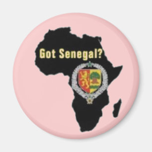SENEGAL / SENEGALESE FLAG T-SHIRT AND ETC MAGNET