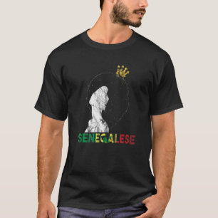 Senegal Senegalese West Africa Proud Princess Quee T-Shirt