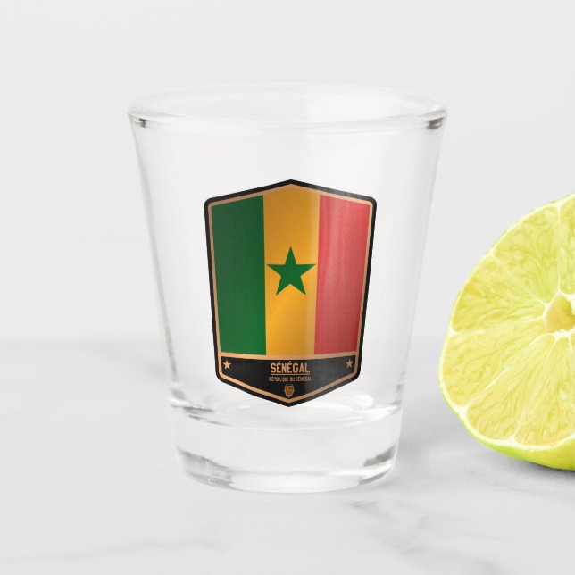 Senegal Shot Glass (Front)