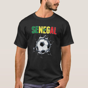 Senegal Soccer Fans Senegalese Football In Cracke T-Shirt