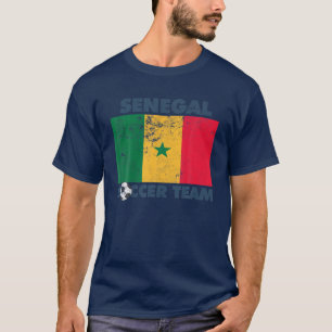 Senegal Soccer Team Flag 2022 Supporter Senegalese T-Shirt