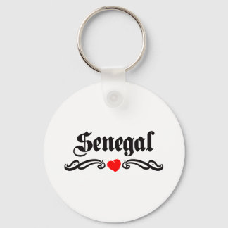 Senegal Tattoo Style Key Ring