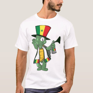 Senegalese Fan Turtle T-Shirt