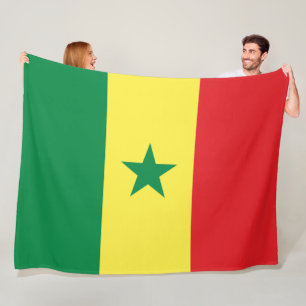 Senegalese Flag (Senegal) Fleece Blanket