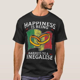 Senegalese Wedding Republic of Senegal Roots Flag T-Shirt