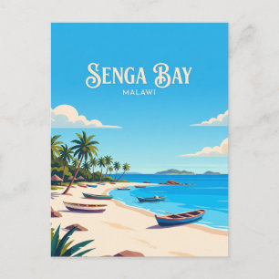 Senga Bay Beach Malawi Postcard