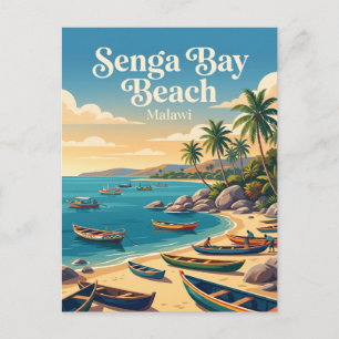 Senga Bay Beach Malawi Postcard