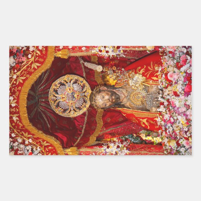 "Senhor Santo Cristo dos Milagres" Rectangular Sticker (Front)