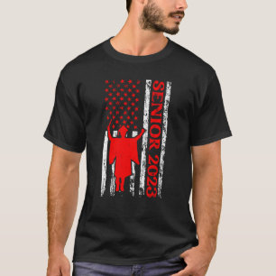 Senior 2023 American Flag USA Graduation Class of T-Shirt
