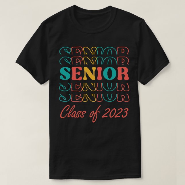 Senior 2023 Class of 2023 Graduate 28 T-Shirt (Design Front)