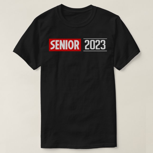 Senior 2023 Class of 2023 Graduate 8 T-Shirt (Design Front)