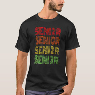 SENIOR 2023 Retro Class of 2023 Senior Graduation T-Shirt